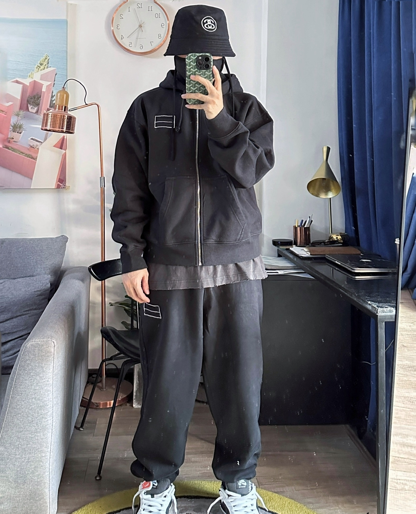 拉链加绒卫衣其他美式休闲常规