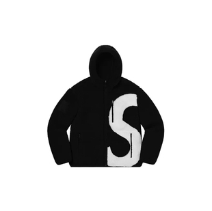 FCG自主FW20 Jacket联名大S字母Logo摇粒绒羊羔绒夹克外套 Hooded