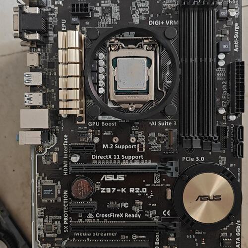 议价华硕z97-k R2.0板u套装。i7 4790板u套装。