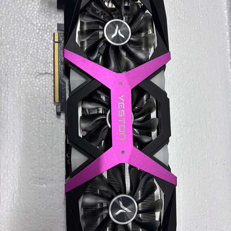议价盈通RX5500XT 8G高手显卡，短路，开机CPU和显图片