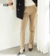商场同款 休闲锥形裤 通勤职业OL羊毛混纺直筒长裤 ICB日系秋冬季
