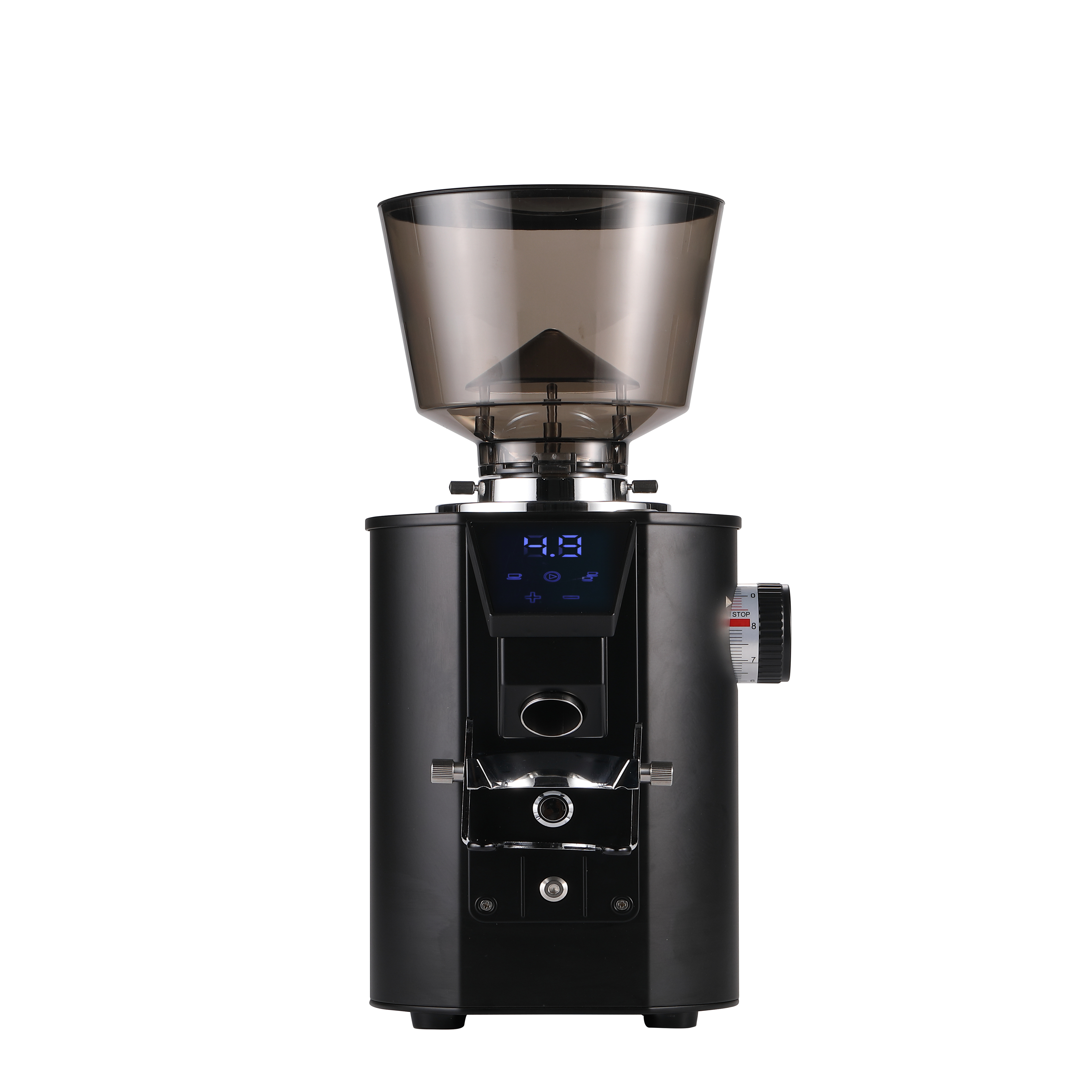 potu破土意式磨豆机定量电动64mm平刀浓缩咖啡研磨机家用p64商用