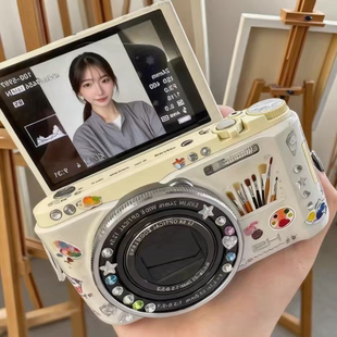 学生校园照相机自拍双摄超清像素复古卡片机旅游随身相机儿童随身