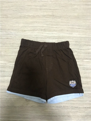 特价清仓 美国Oshkosh小童纯棉短裤 简约休闲男童装