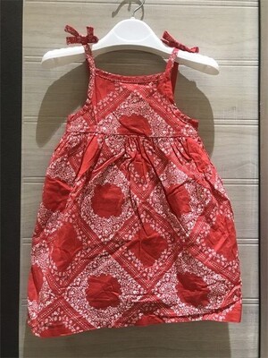 1-2岁外贸原单正品 Oshkosh女童连衣裙 夏季 纯棉淑女吊带裙子