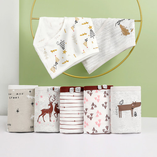 内裤纯棉透气少女学生中腰