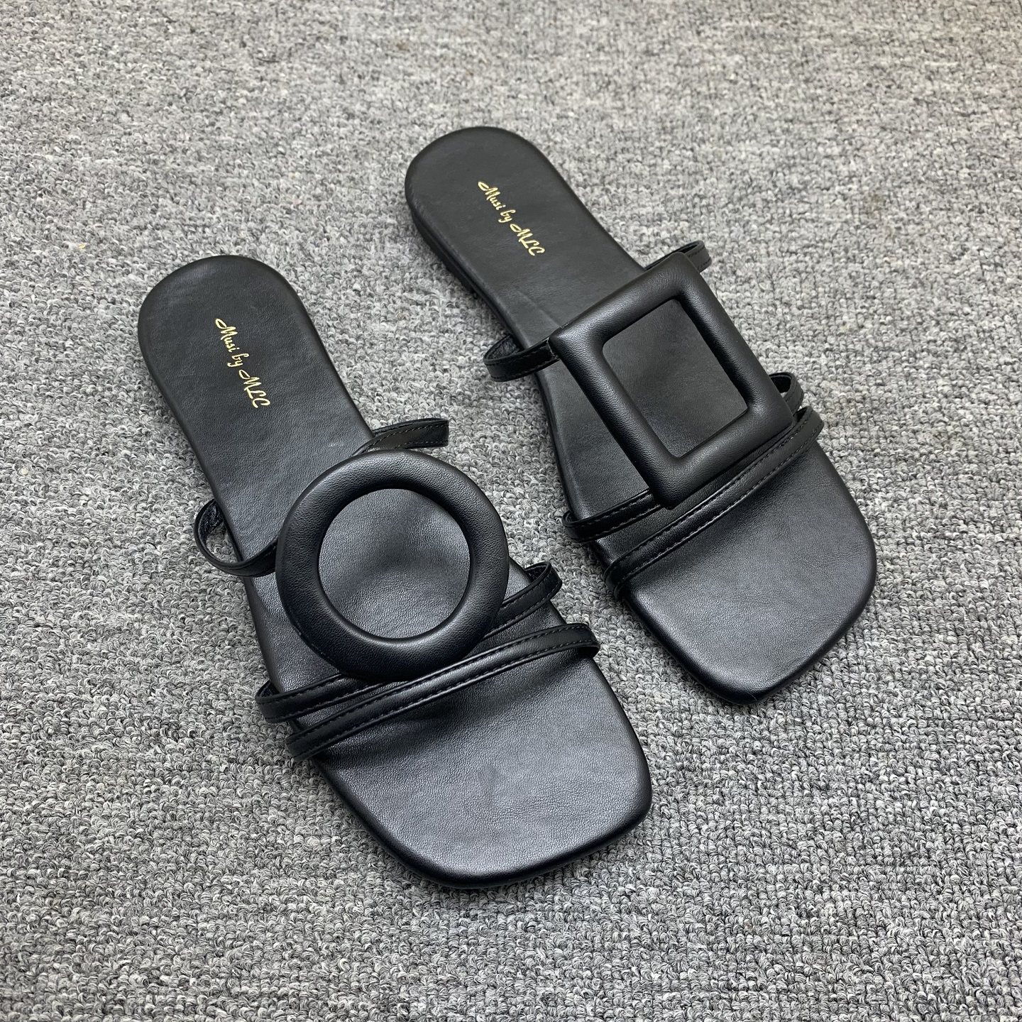 鸳鸯款小众不规则平底一字拖鞋女2025秋季配裙子仙女风沙滩凉拖鞋,女鞋,一字拖,淘宝优惠券,粉丝福利购,淘宝优惠卷