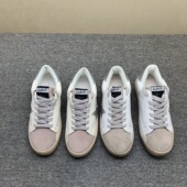 平底阿甘鞋 真皮复古星星小脏鞋 百搭德训鞋 休闲运动鞋 做旧板鞋 女鞋