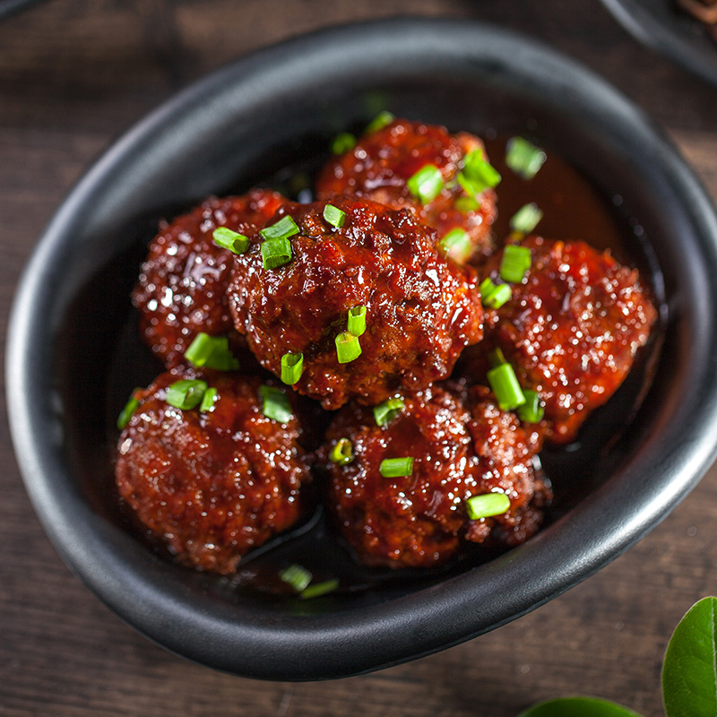 三珍斋红烧狮子头乌镇特产嘉兴小吃下酒小菜四喜丸子