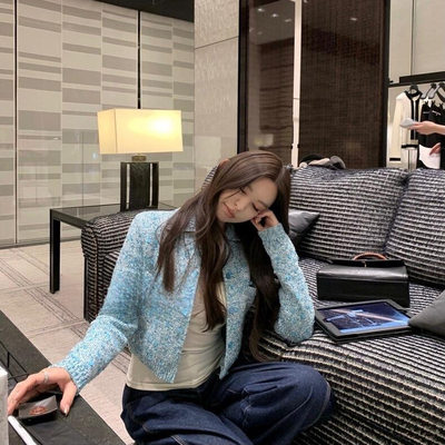 小香风针织开衫外套女春秋季