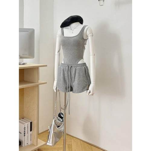 99YunYen韩系露背吊带背心短裤