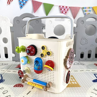 忙碌板DIY配件洞洞板材料蒙氏早教益智自制玩具宝宝抓握玩具