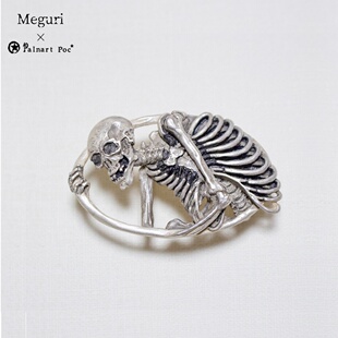 巡meguri手作Palnart poc带留骷髅浮世绘相马旧王城和服腰带饰品