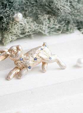 巡meguri手作Palnart poc兔子小众设计感女胸针2021年新款潮高档