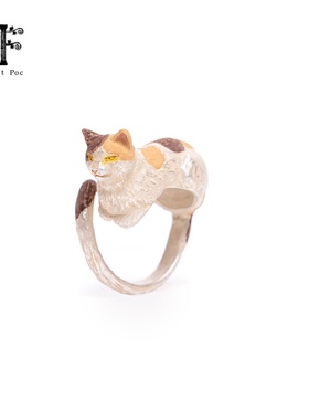 4F精品三花可调节戒指meguri