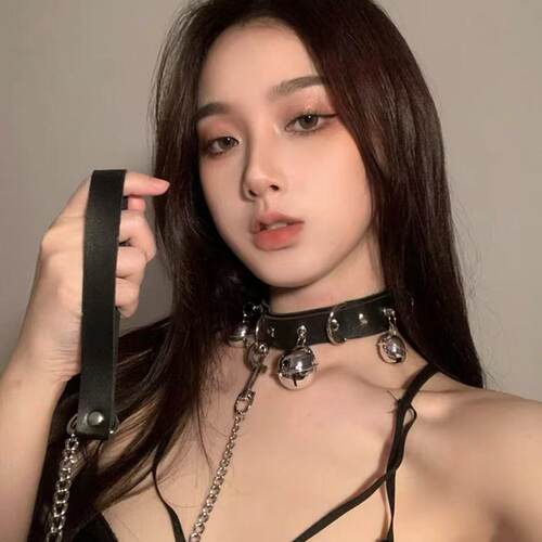 铃铛项圈男女情侣小奶狗sm