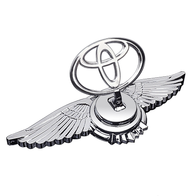 适用引擎盖改装车头立标亚洲龙雷凌皇冠普拉多凯美瑞金属机盖车标