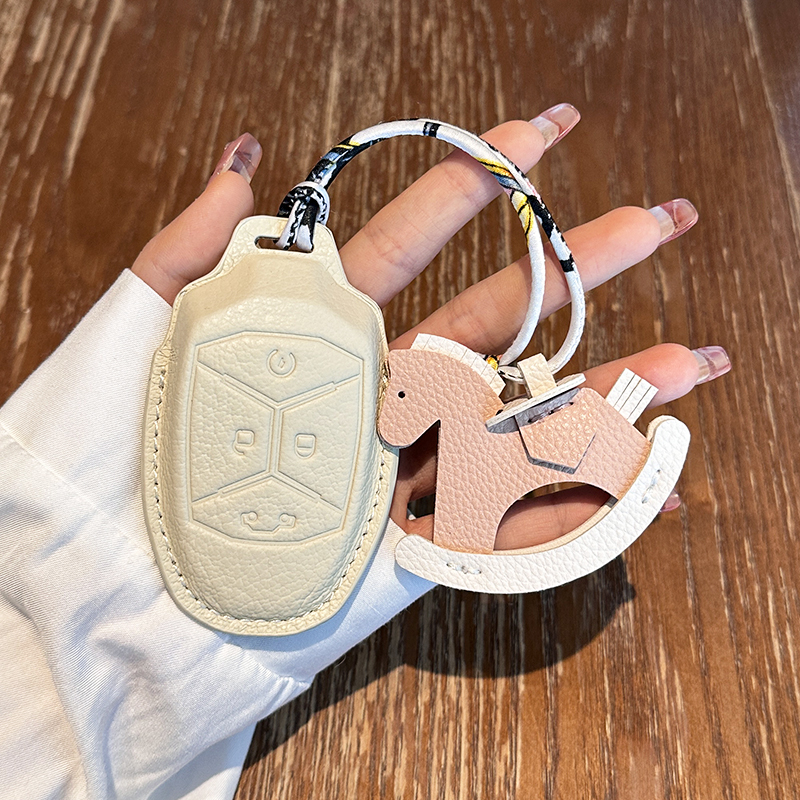 【头层牛皮】真皮钥匙包--领克