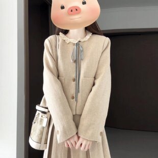 秋季新款长袖半身连衣裙子学院风一整套装女气质长裙早秋穿搭