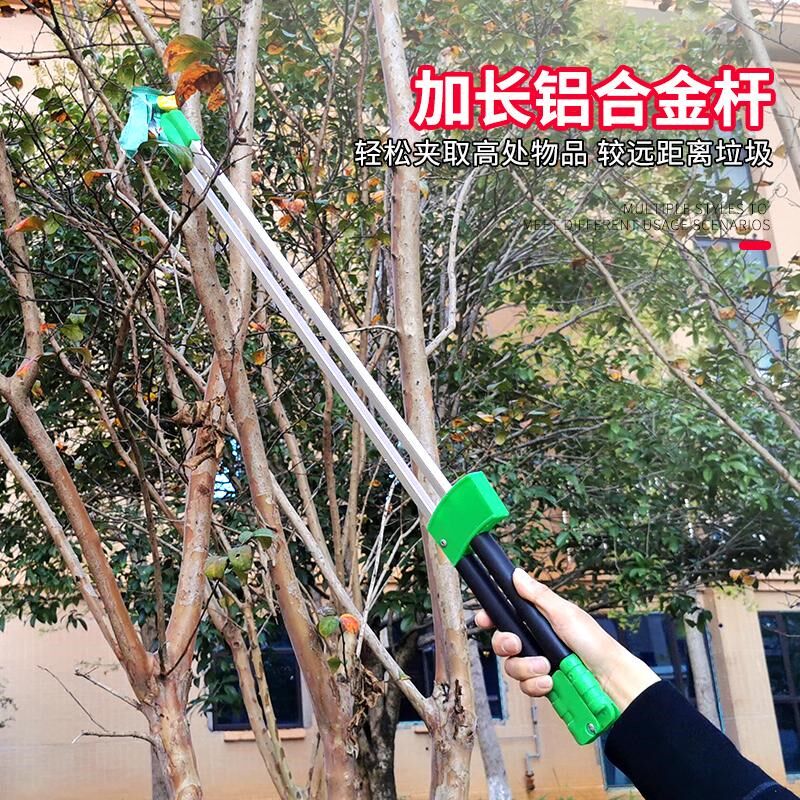 垃圾夹子环卫工人捡垃圾专用垃圾夹拾H物器家用长夹子家用长杆取