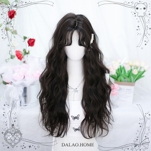 大佬家假发蓬松洛丽塔「堕落」二次元羊毛卷全头套式jk长发套