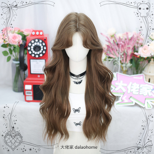 609 大佬家Lolita假发全头长款 八字卷发仿真假发长卷发女套头