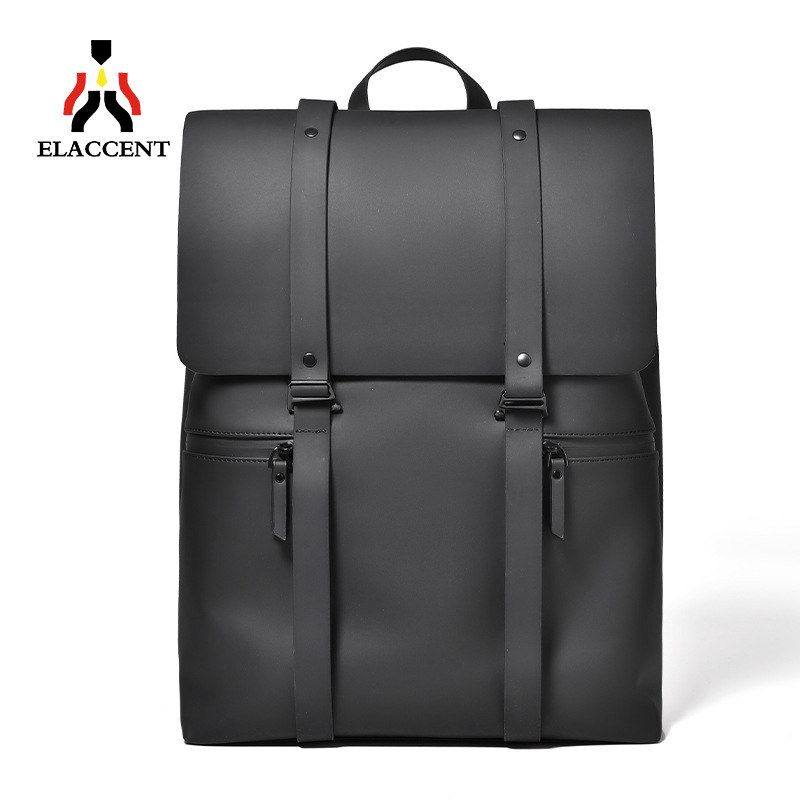 男士双肩包高级感休闲通勤旅行背包大学生书包大容量电脑双肩包