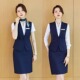 三件套酒店前台接待工作服 气质马夹西裙衬衫 马甲套装 女高级感新品