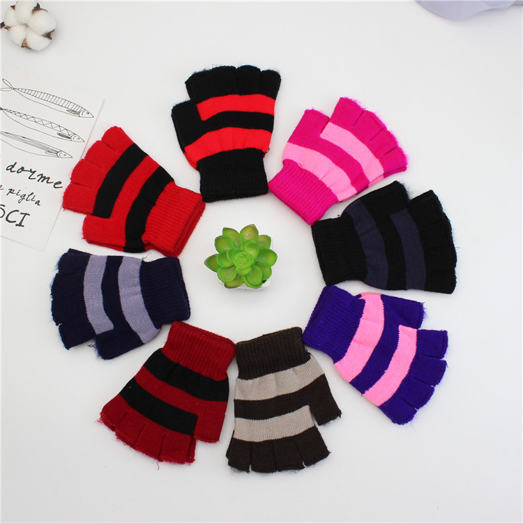 半指手套女冬天韩版办公漏手指