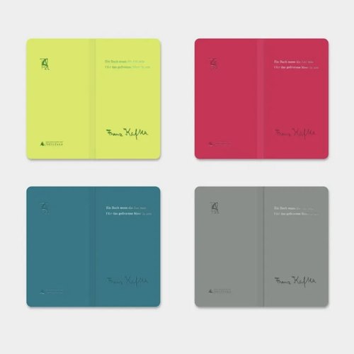 【现货】卡夫卡彩色系皮面笔记本 广西师范大学出版社