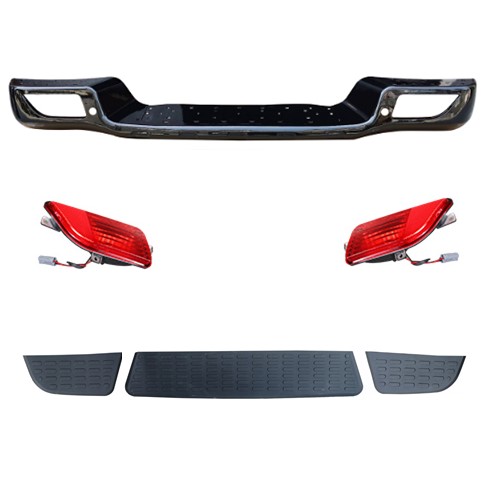 适用于长城风骏5皮卡后保险杠风骏5欧洲版后护杠塑料胶壳防撞杠