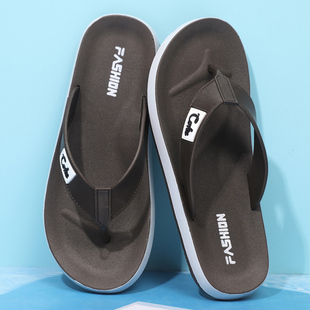 人字拖鞋男士夏季新款户外耐磨防滑防水沙滩鞋外穿休闲夹脚凉鞋男