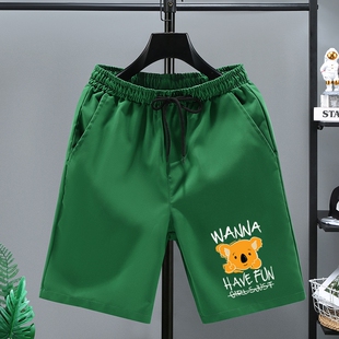 潮牌运动休闲裤 阔腿五分裤 男士 薄款 潮流宽松百搭夏季 篮球青年短裤