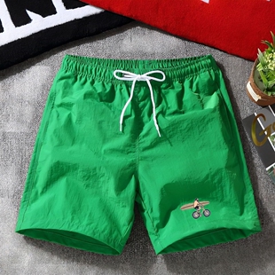 外穿三分大裤 精神小伙短裤 休闲运动速干沙滩裤 潮流四分裤 衩 男夏季