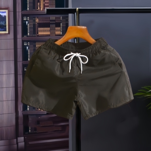 男沙滩裤 外穿速干大裤 情侣休闲宽松三分裤 薄款 衩简约潮牌 夏季 短裤