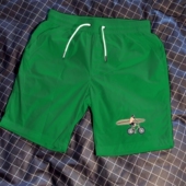 外穿健身训练跑步沙滩大裤 运动短裤 透气速干冰丝三分裤 夏季 衩 男士