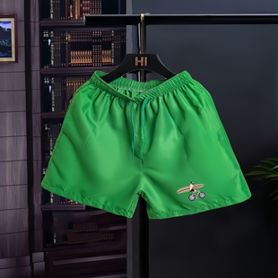 潮牌ins宽松松紧腰修身 男三分裤 3分中裤 薄款 夏季 男士 运动休闲短裤