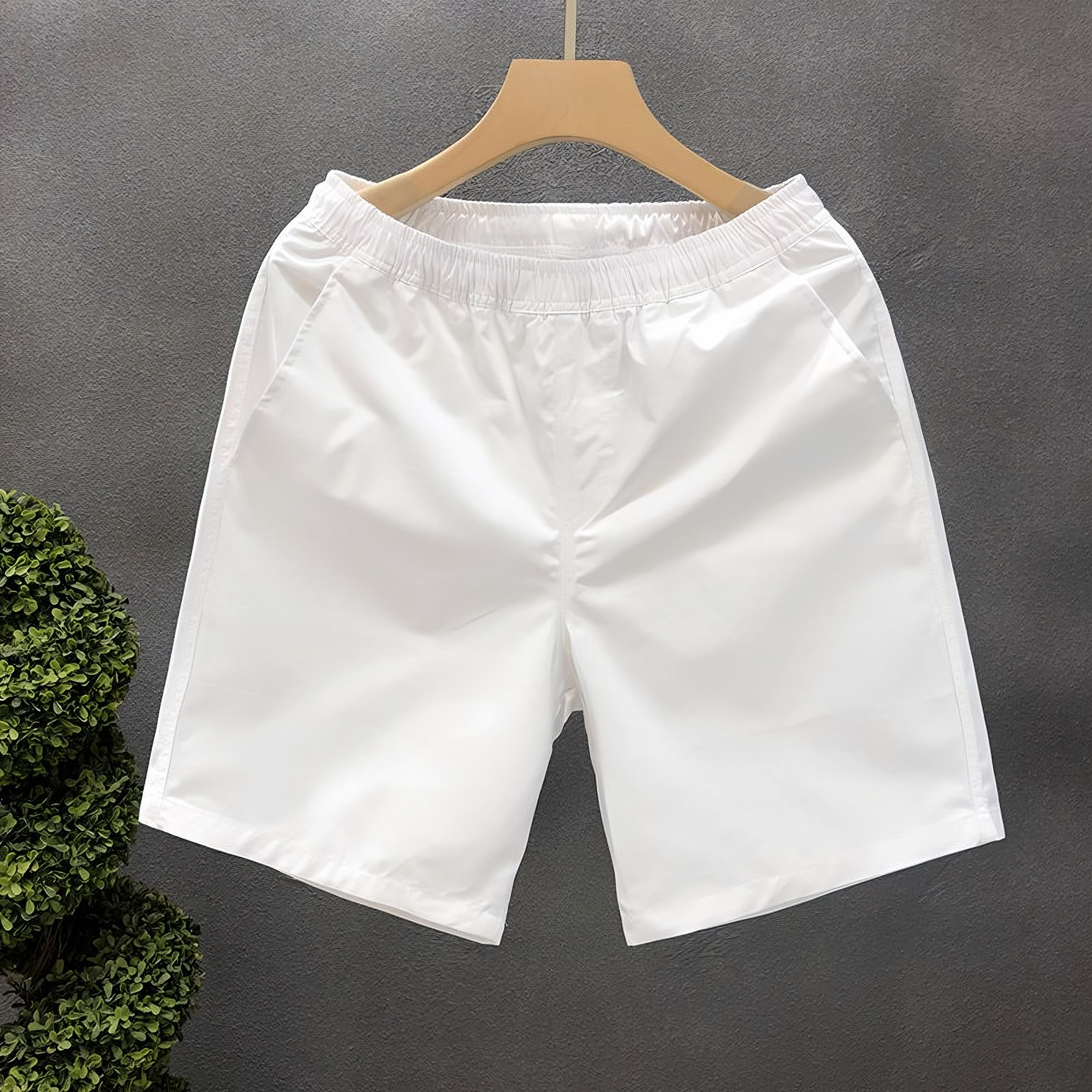 夏季2024男装潮牌男士格子短裤三