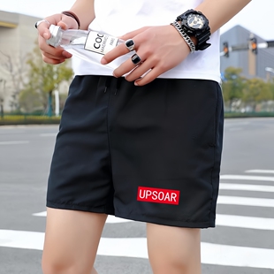 男2026夏季 休闲裤 外穿潮流百搭宽松直筒三分工装 潮牌薄款 中裤 短裤