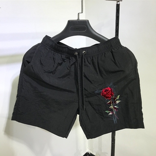 休闲运动男五分裤 潮流宽松青年短裤 薄款 中裤 绣花休闲工装 2026夏季