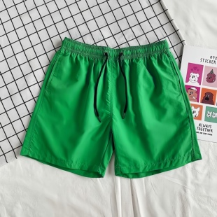 修身 韩版 三分裤 社会夜店精神小伙裤 网红短裤 子潮流情侣三分裤 男士