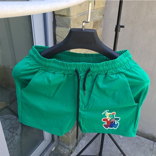 沙滩裤 薄款 五分裤 子男士 冰丝短裤 宽松休闲潮牌速干运动中裤 男夏季