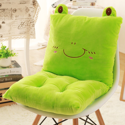 连体坐垫靠垫一体办公室椅垫地板加厚学生座垫餐椅板凳子屁股垫子