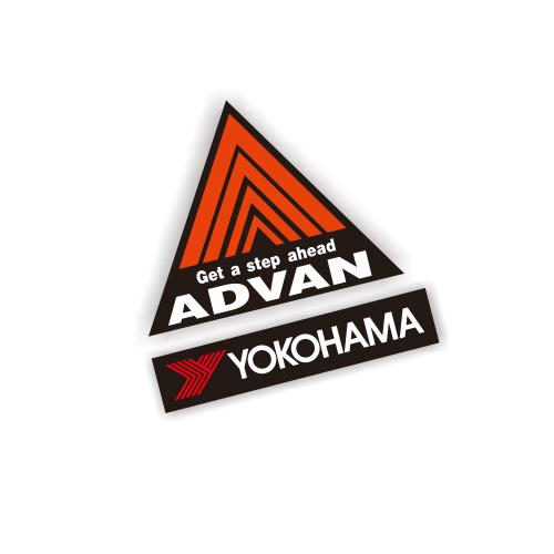 汉魂贴纸适用于YOKOHAMA Advan Racing 贴花贴纸JDM改装车贴7326