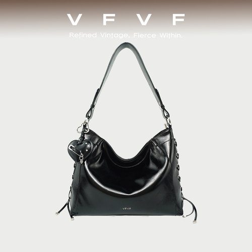 VFVF单肩腋下可斜挎编织hobo包