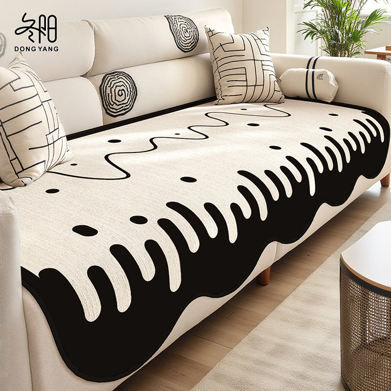 沙发垫四季通用2025新款高级感坐垫直排皮沙发套罩巾固定防滑盖布,居家布艺,沙发垫,淘宝优惠券,粉丝福利购,淘宝优惠卷