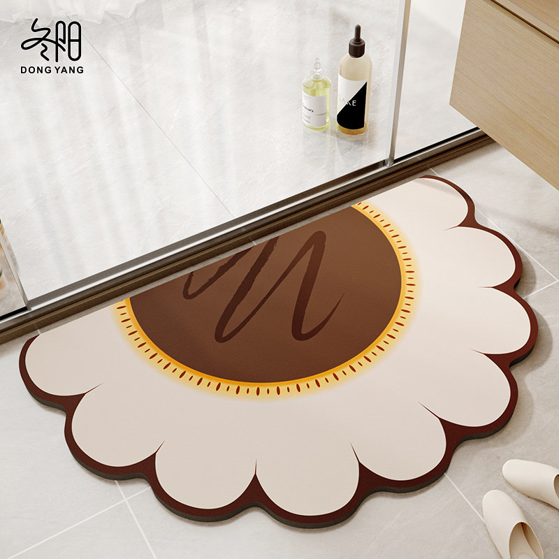 卫生间地垫浴室门口硅藻泥吸水垫洗手间防滑脚垫厕所专用速干地毯,居家布艺,家用脚垫,淘宝优惠券,粉丝福利购,淘宝优惠卷