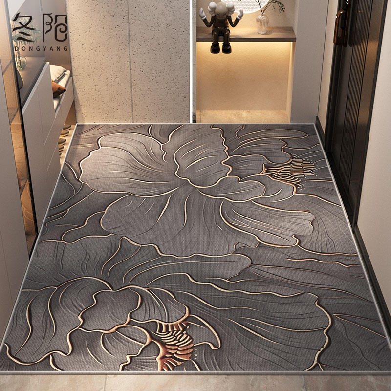 入户门地垫高级感防滑除尘地毯