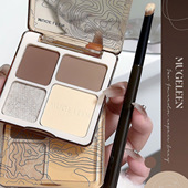 MUGE LEEN新四色修容盘 哑光立体高光修容一体盘提亮高光阴影综合