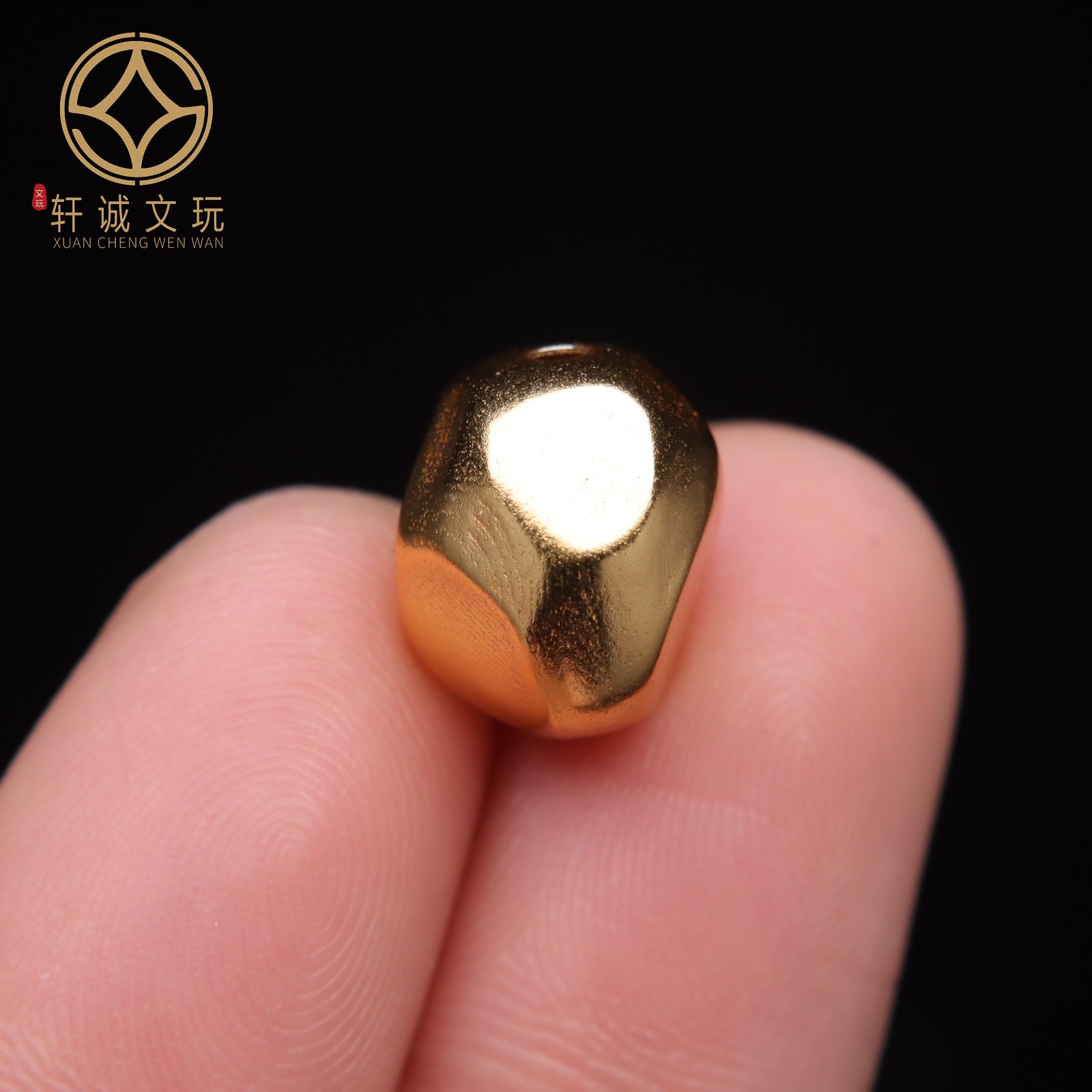 原创足银925随形桶珠顶腰珠隔珠手串手工串珠diy文玩配饰手链配件